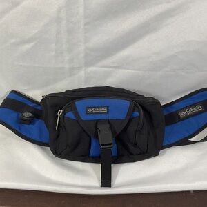Columbia Black and Blue Sling Waist Pack